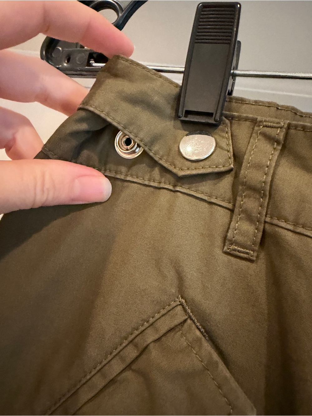 Kooples Jeans Olive High-Waist Cargo Pants - Women's - Picture 7 of 9